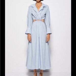 Jonathan Simkhai Light Blue Long Sleeve Dress